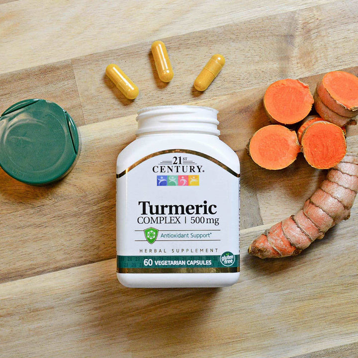 21st Century Turmeric Complex Vegetarian Capsules, 60 Count