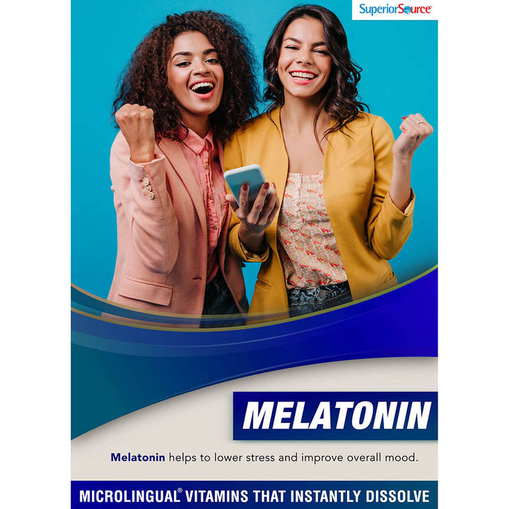 Superior Source Extra Strength Melatonin 25 mg, Under The Tongue Quick Dissolve Sublingual Tablets, 60 Ct. Natural Sleep Support, Sublingual Melatonin, for Adults, Non-GMO