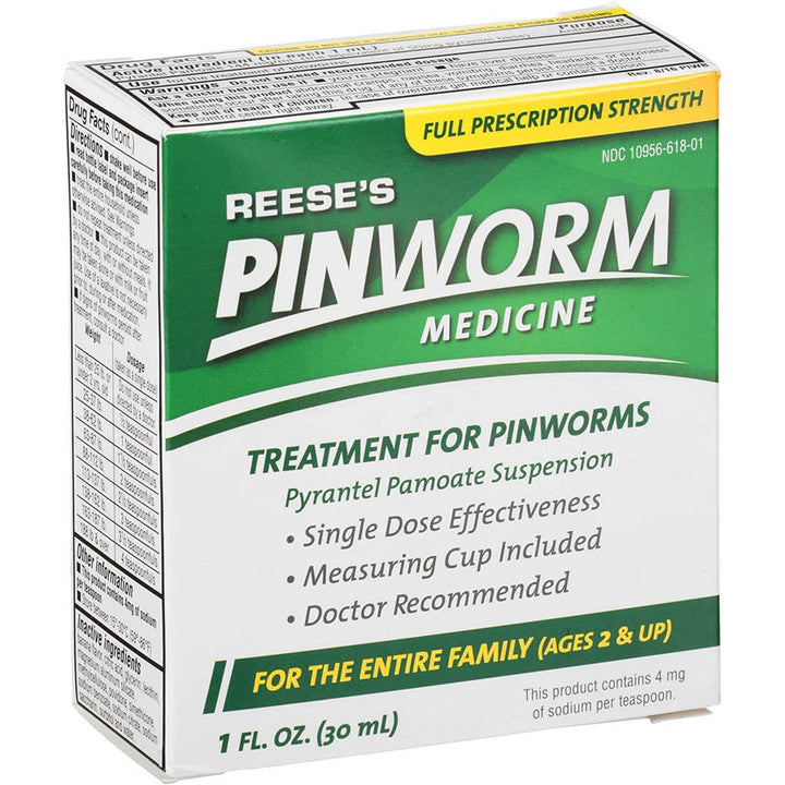 REESE'S PINWORM Medicine 1 oz PYRANTEL PAMOATE Suspension