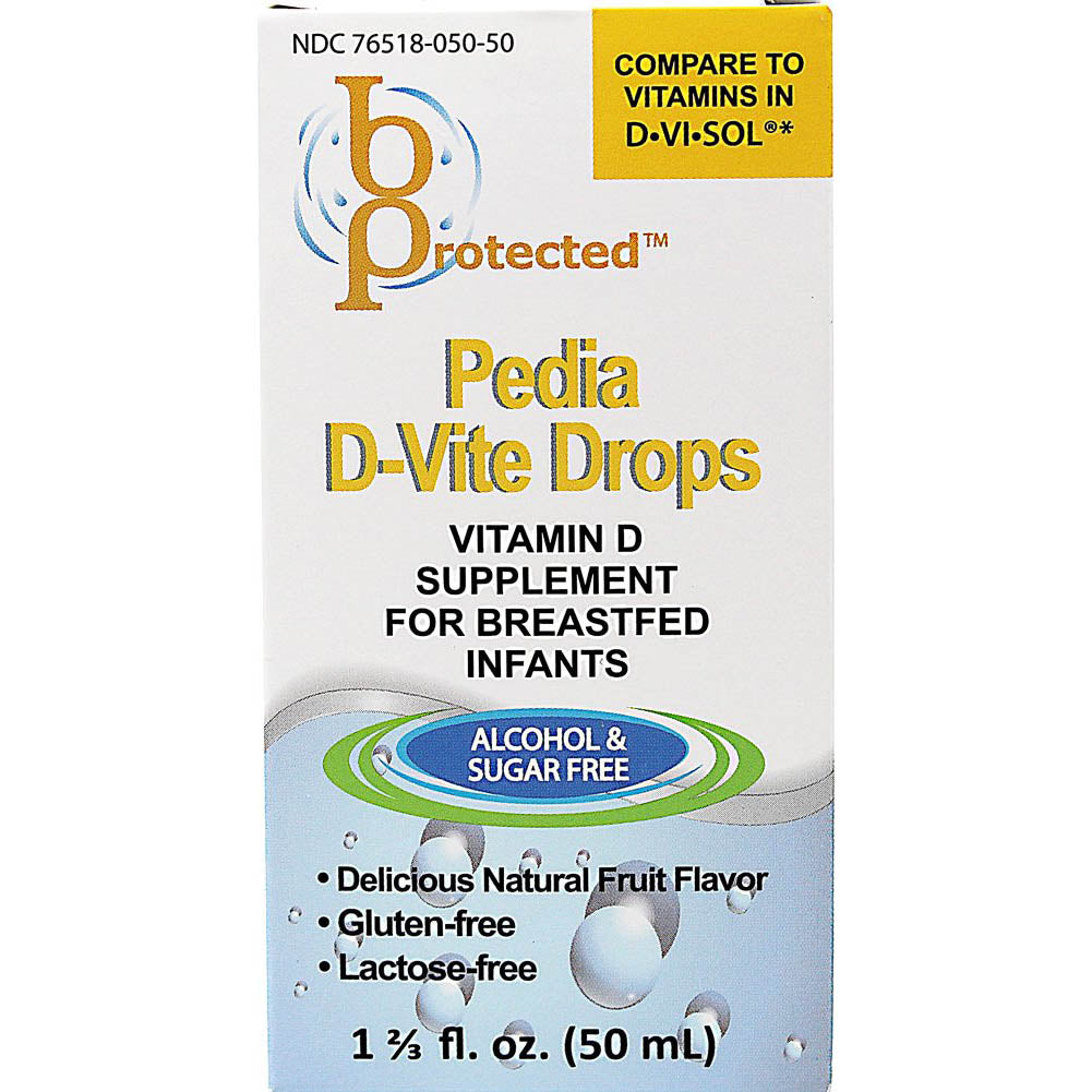 B Protected Pedia Vitamin D-Vite Drops 1 2/3 fl Ounce Liquid