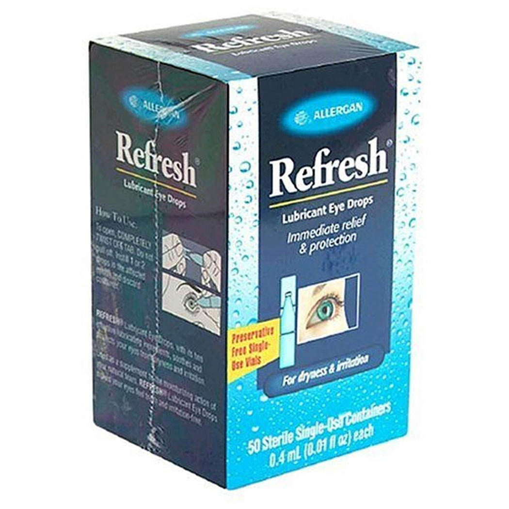 Refresh Lubricant Eye Drops, 50-0.01 Fluid Ounce (0.4 ml) Containers