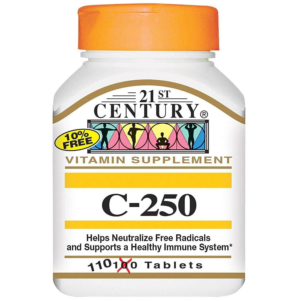 21st Century Vitamin C, 250mg, 110 tabs