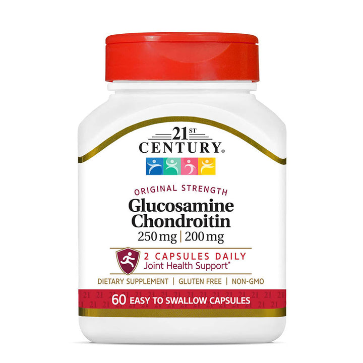 21st Century Glucosamine Chondroitin 250/200mg - Original Strength, 60 Count