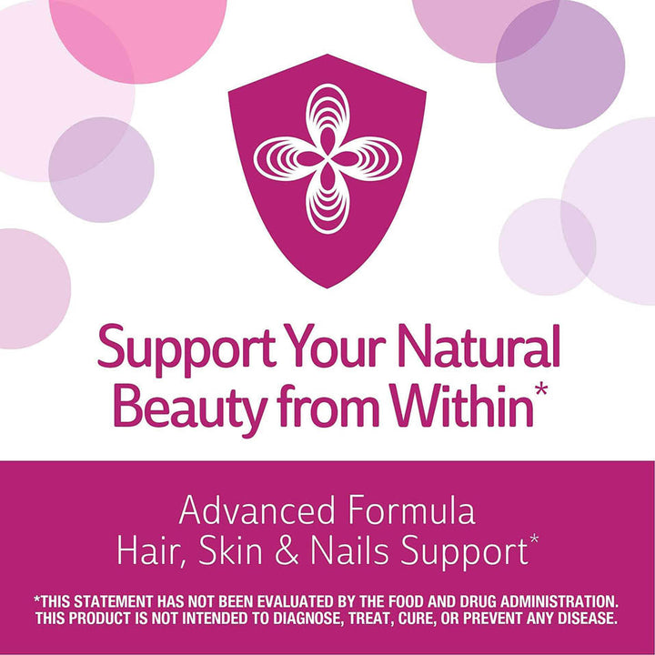 21st Century Hair, Skin and Nails Advanced Formula Caplets, 50 Count