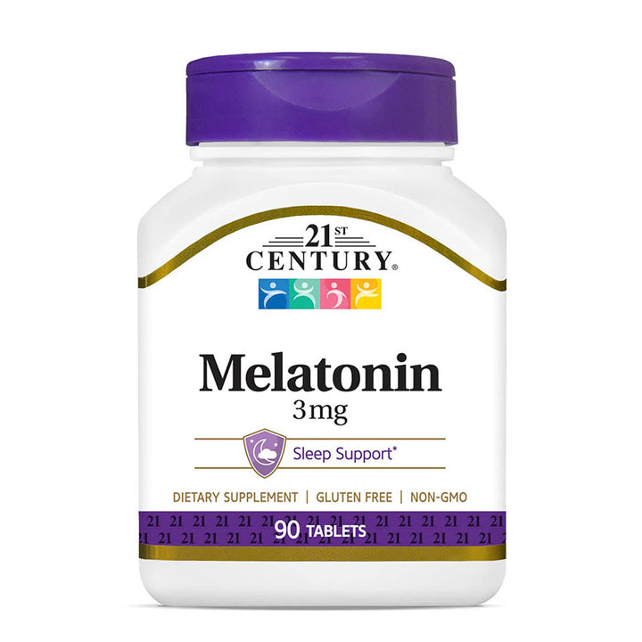 21st Century Melatonin 3 mg Tablets, 90 Count