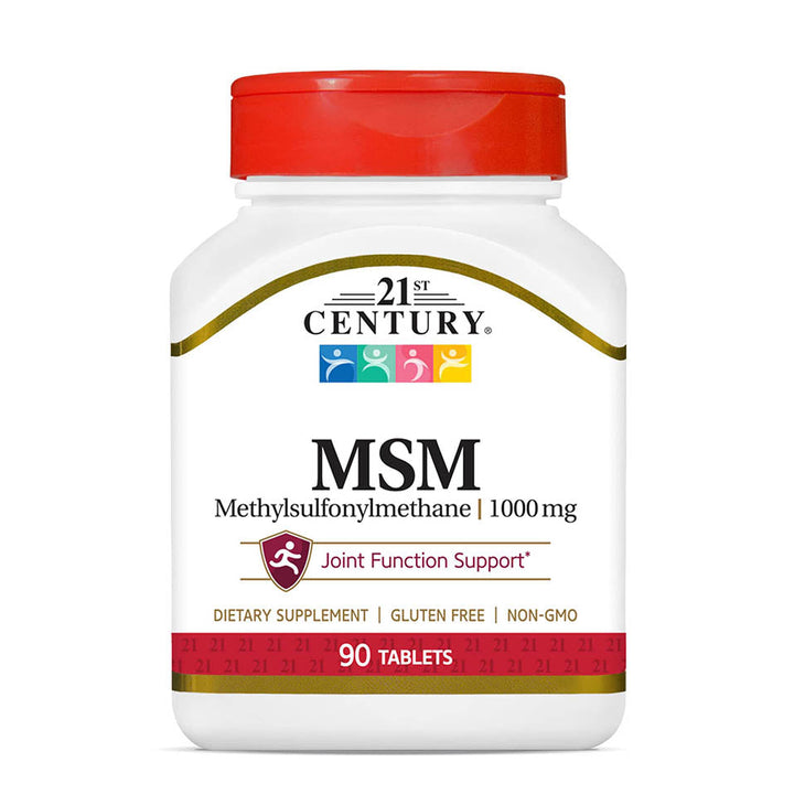 21st Century MSM 1000 mg Tablets, 90 Count