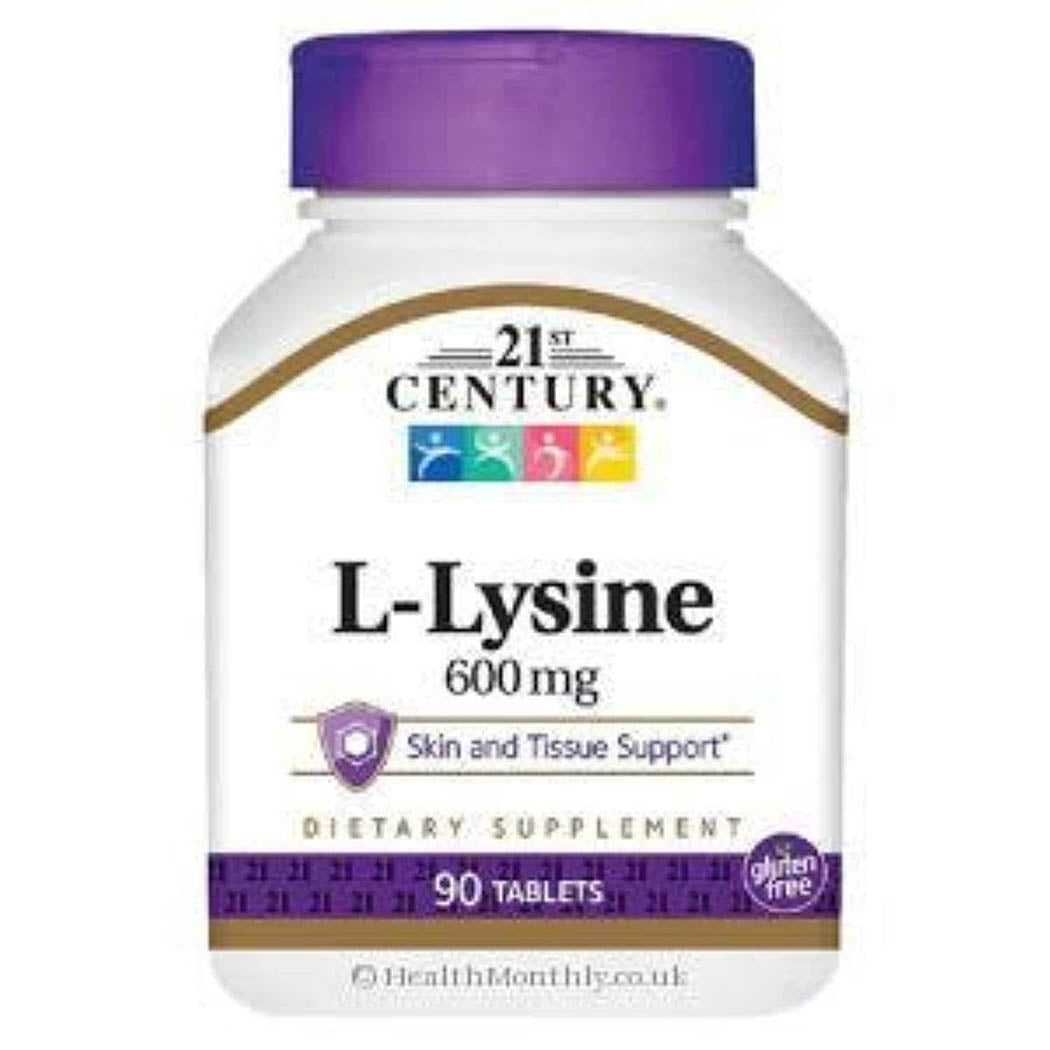 21st Century L-Lysine, 600 mg, 90 Tablets