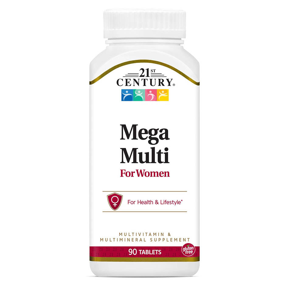 21st Century Mega Multi for Women Tablets, 90-Count (22659)