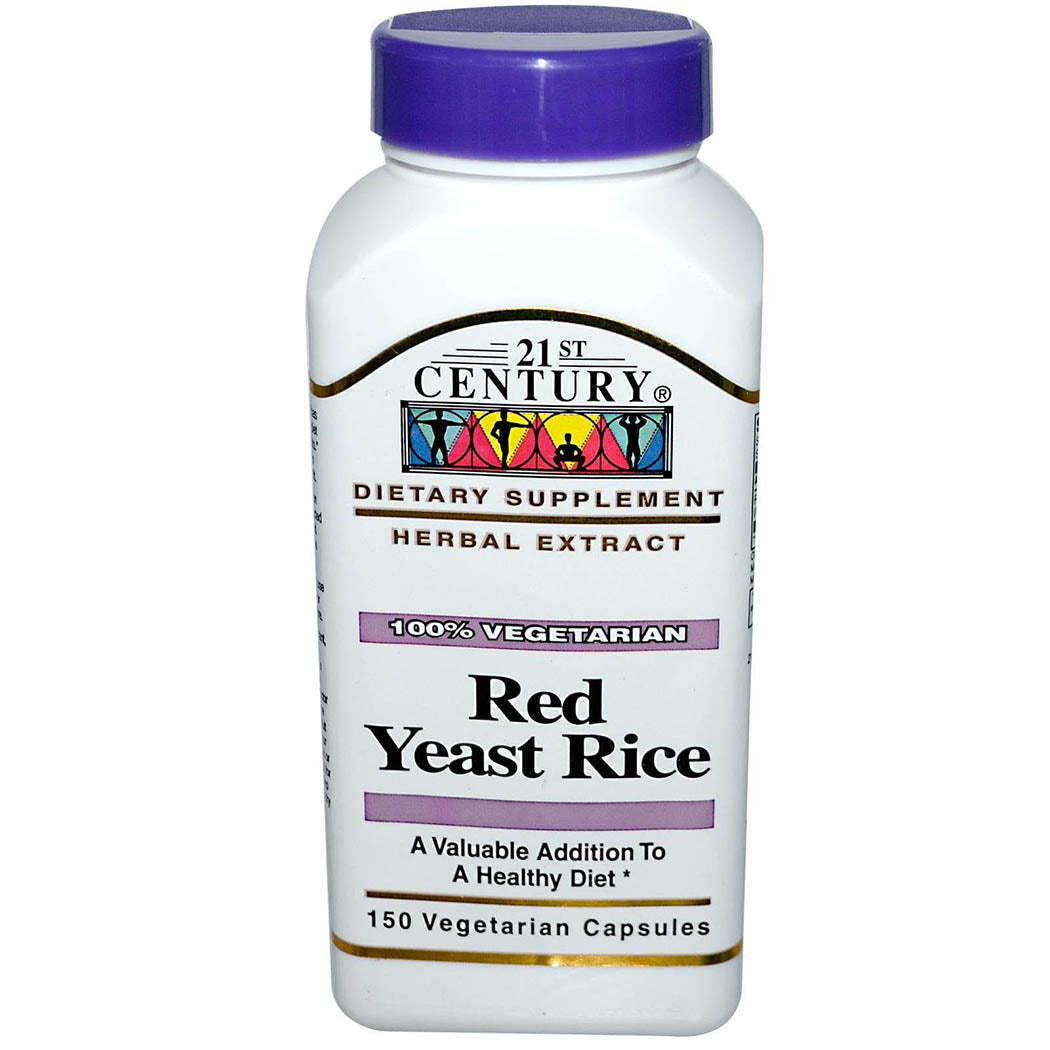 21st Century Red Yeast Rice Extract 150 Vegetable Caps