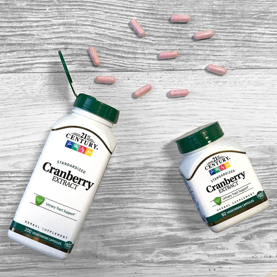 21st Century Healthcare Cranberry Extract Capsules, 200 Count