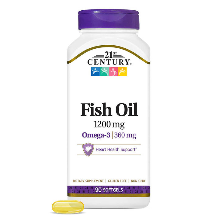 Maximum Strength Omega-3 Fish Oil 1200 Milligrams 90 Sgels