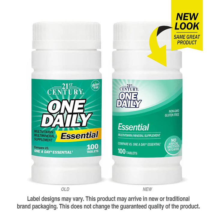 21st Century One Daily Essential Tablets, 100 Count