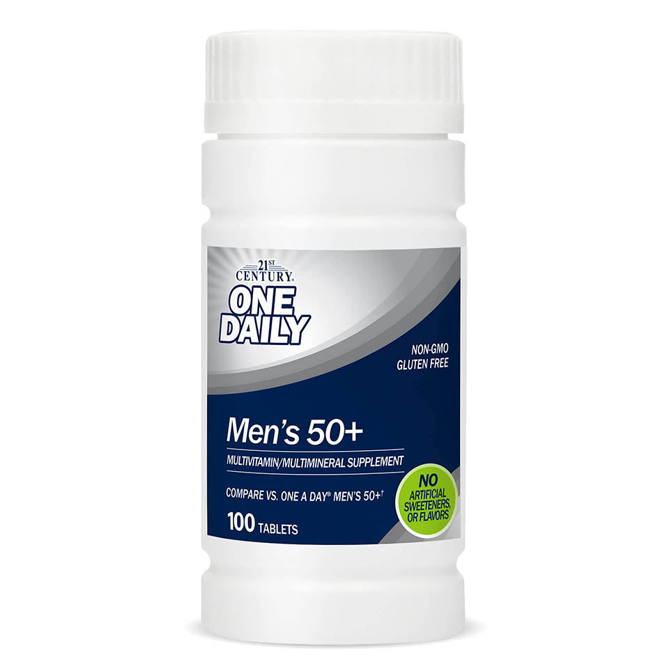 21st Century One Daily Men's 50+ Tablets, 100 Count