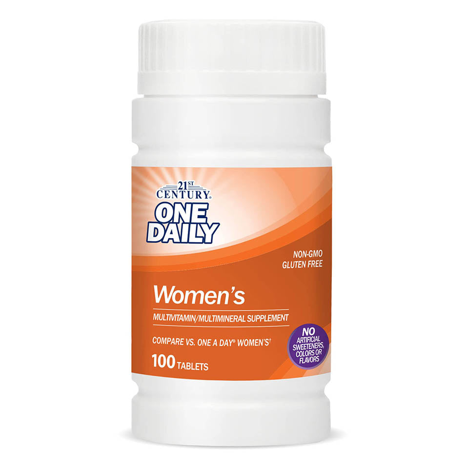 21st Century One Daily Women's Tablets, 100 Count