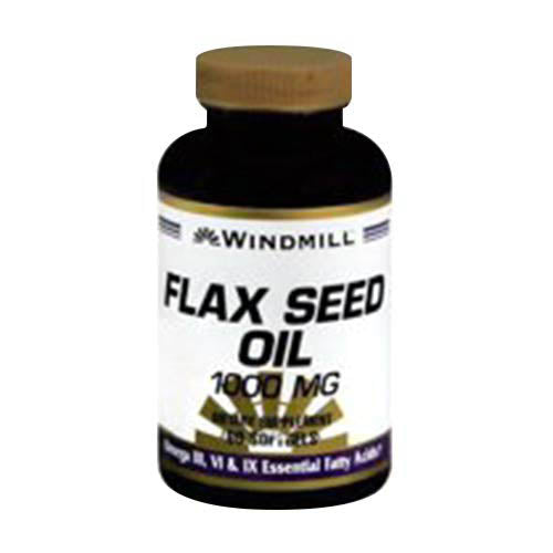 Windmill Flax Seed Oil 1000 Mg Softgels 100 Ea, 100.0 Count