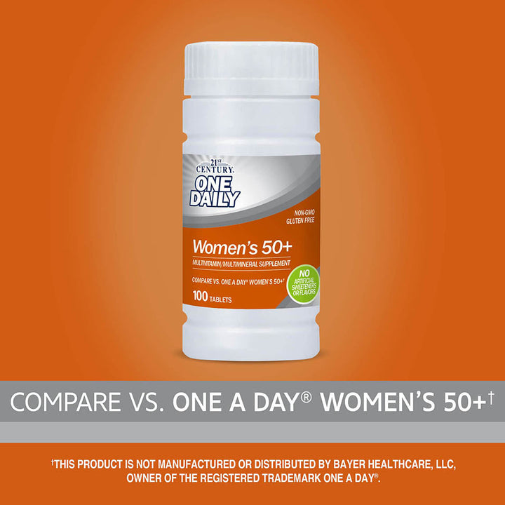 21st Century One Daily Women's 50+ Tablets, 100-Count