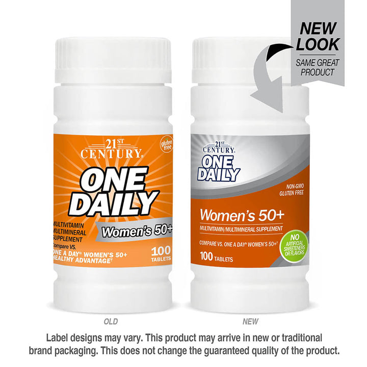 21st Century One Daily Women's 50+ Tablets, 100-Count