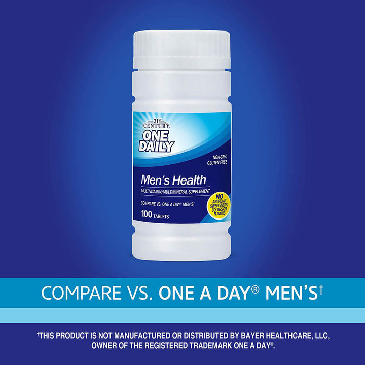 21st Century One Daily Men's Health Tablets, 100 Count