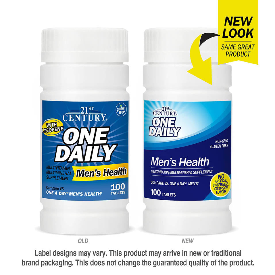 21st Century One Daily Men's Health Tablets, 100 Count