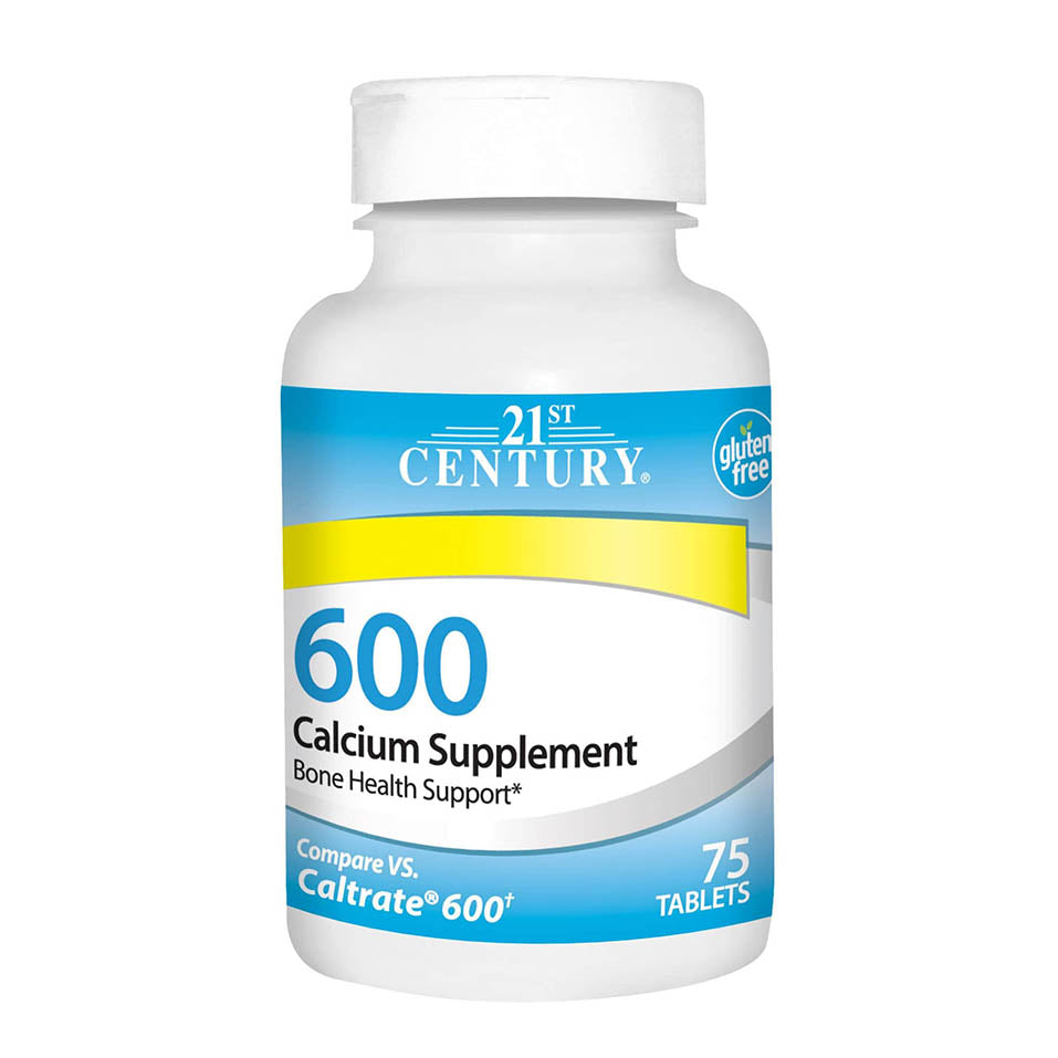 21st Century Calcium Supplement, 600 mg, 75 Count