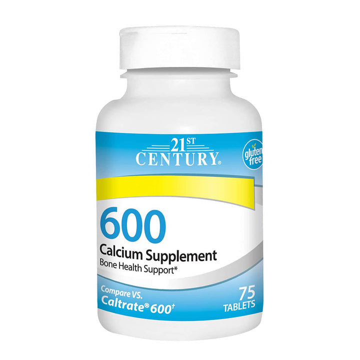 21st Century Calcium Supplement, 600 mg, 75 Count