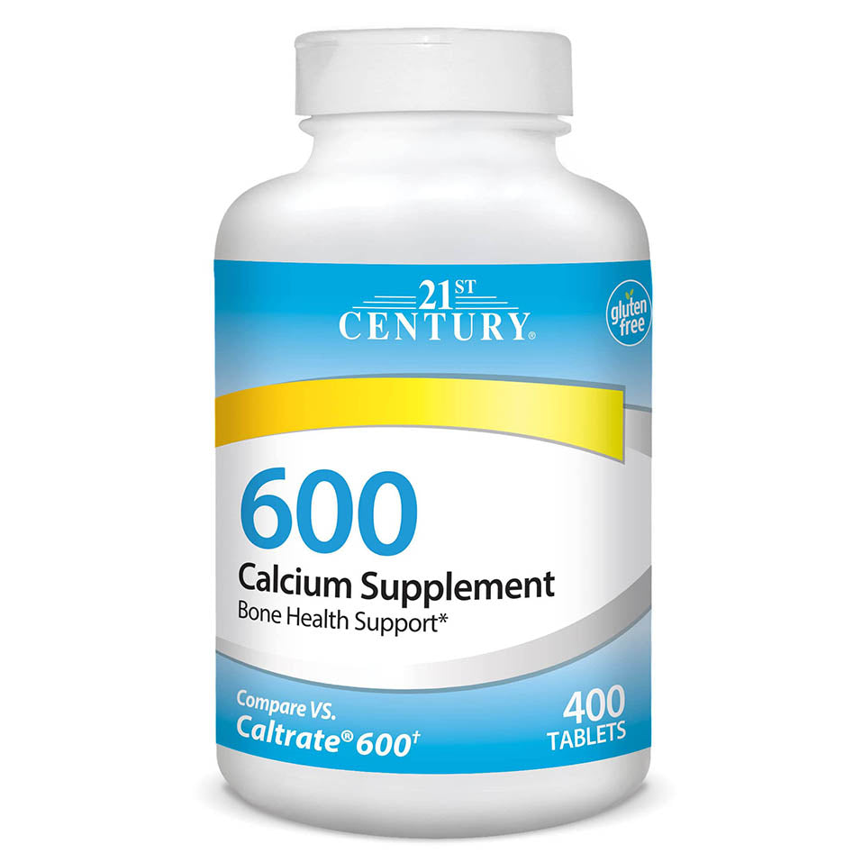 21st Century Calcium Supplement, 600 mg, Tablet, 400 Count