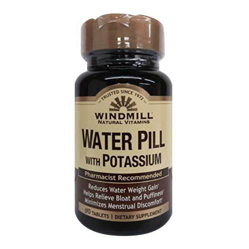 Windmill Water Pill with Potassium Tablets 90 Ea