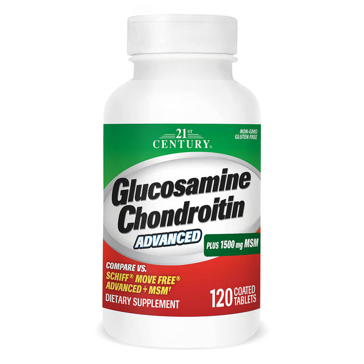 21st Century Healthcare Glucosamine Chondroitin Advanced 120 Tabs (27291)