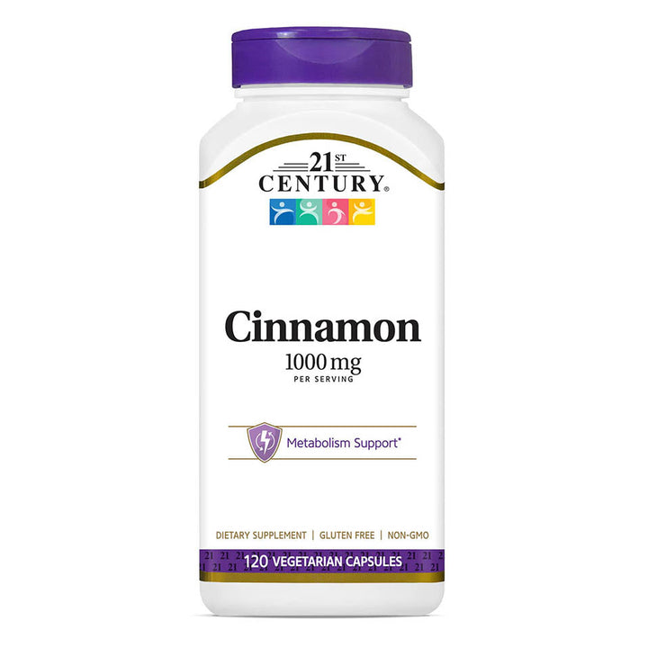 21st Century Cinnamon, 1000mg, 120 Vegicaps