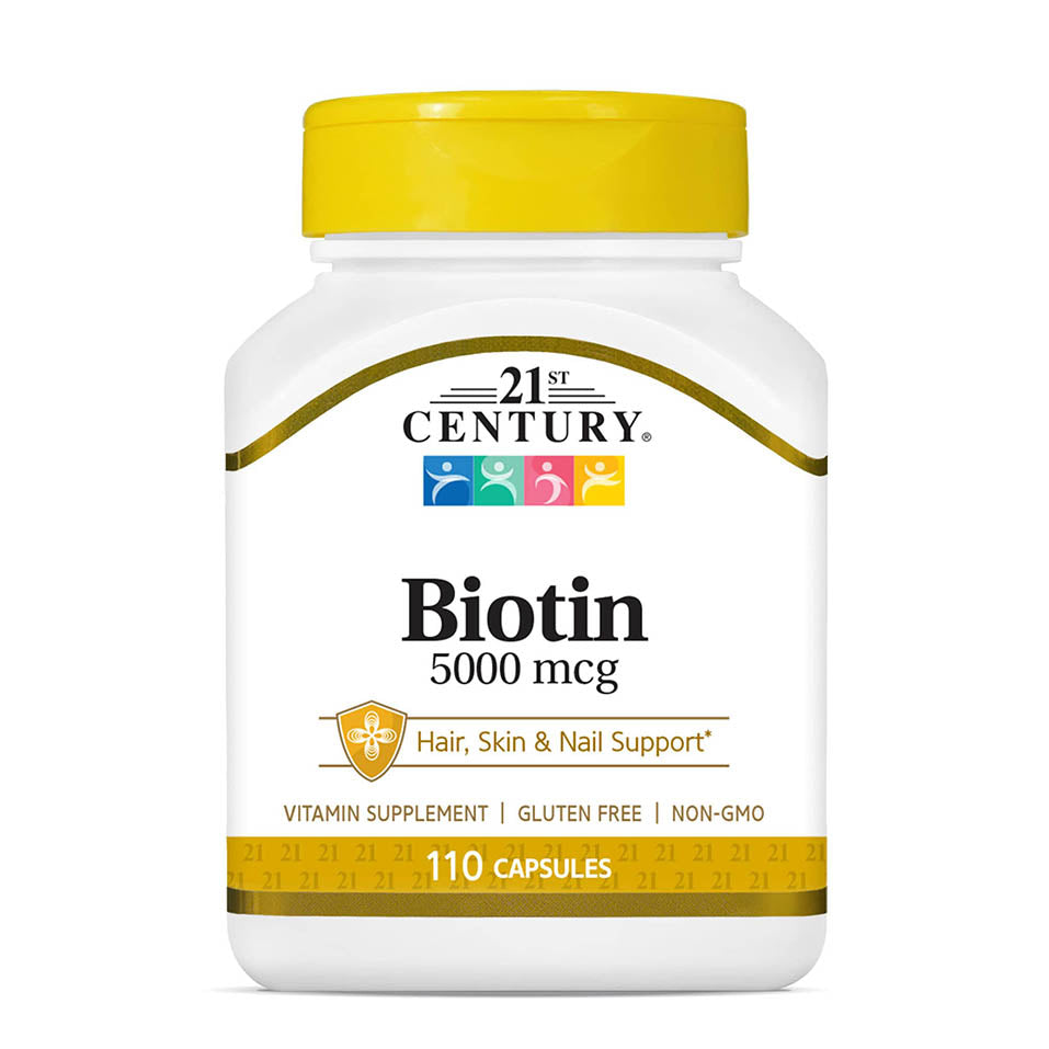 21st Century Biotin, 5,000 mcg, 110 Capsules