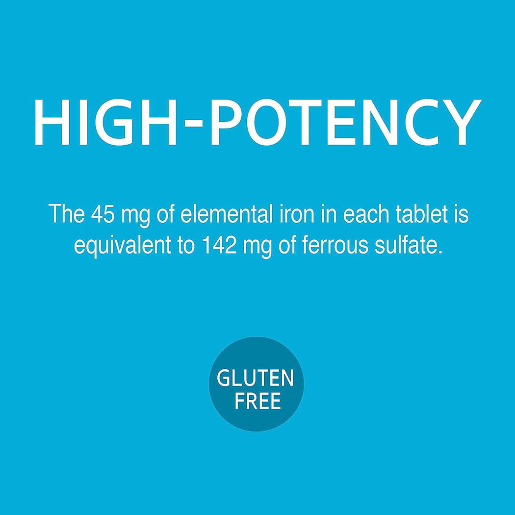 21st Century Slow Release Iron Tablets, 60 Count