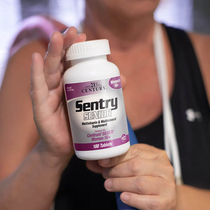 21st Century Sentry Senior Women 50 Plus Tablets, 100 Count (27542)