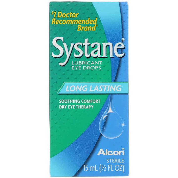 Systane Long Lasting Lubricant Eye Drops, 0.5 Fl Oz (Pack of 1)