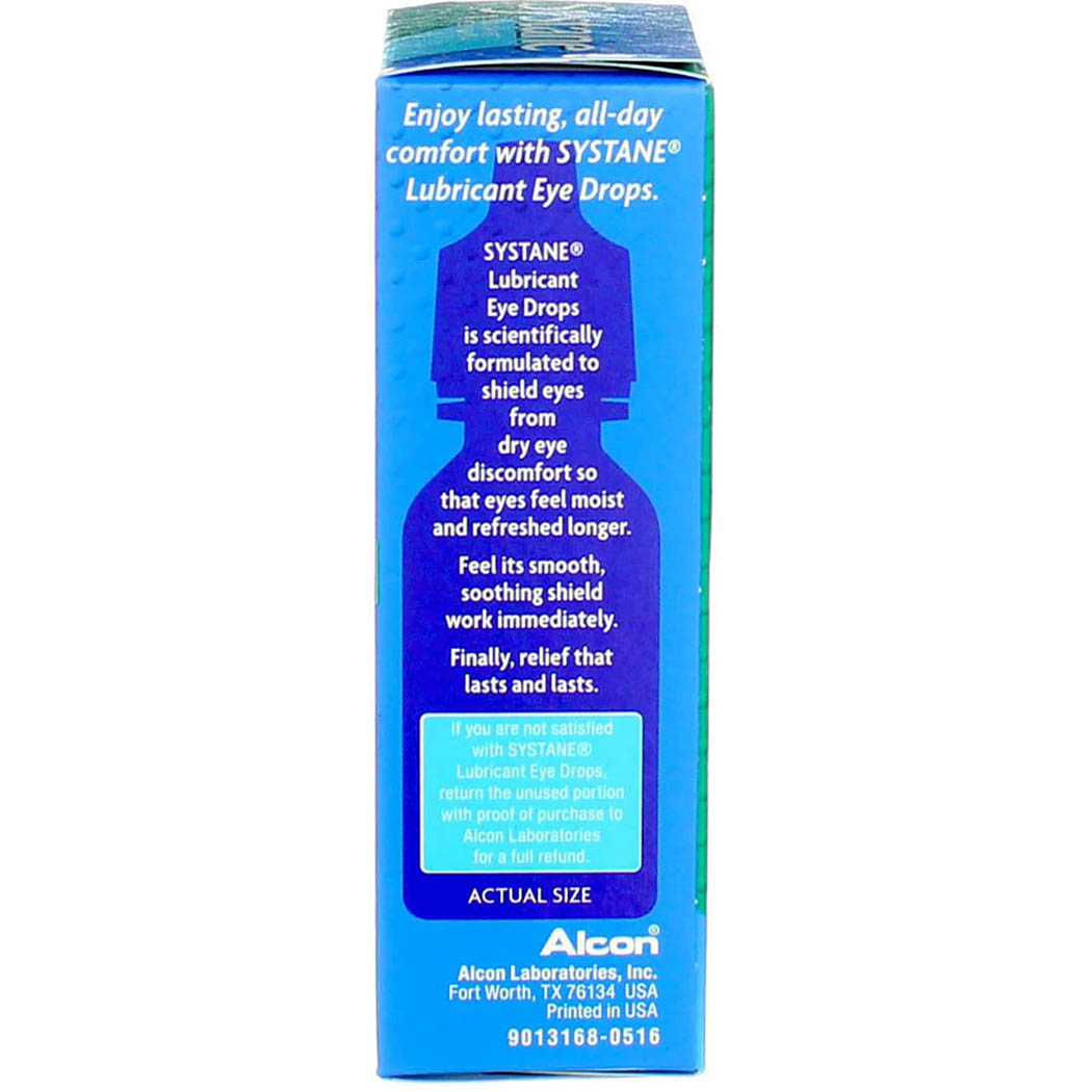 Systane Long Lasting Lubricant Eye Drops, 0.5 Fl Oz (Pack of 1)