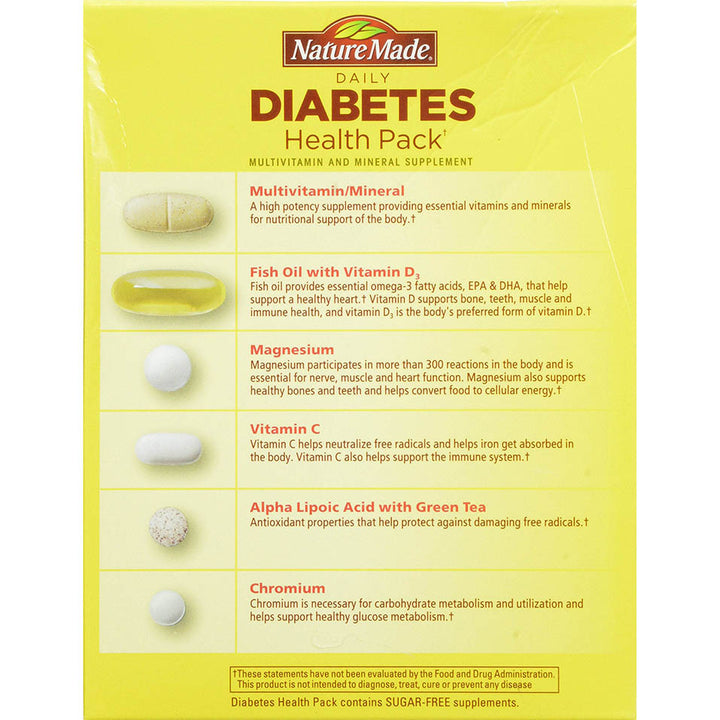 Nature Made Diabetes Health Pack, 30-Count