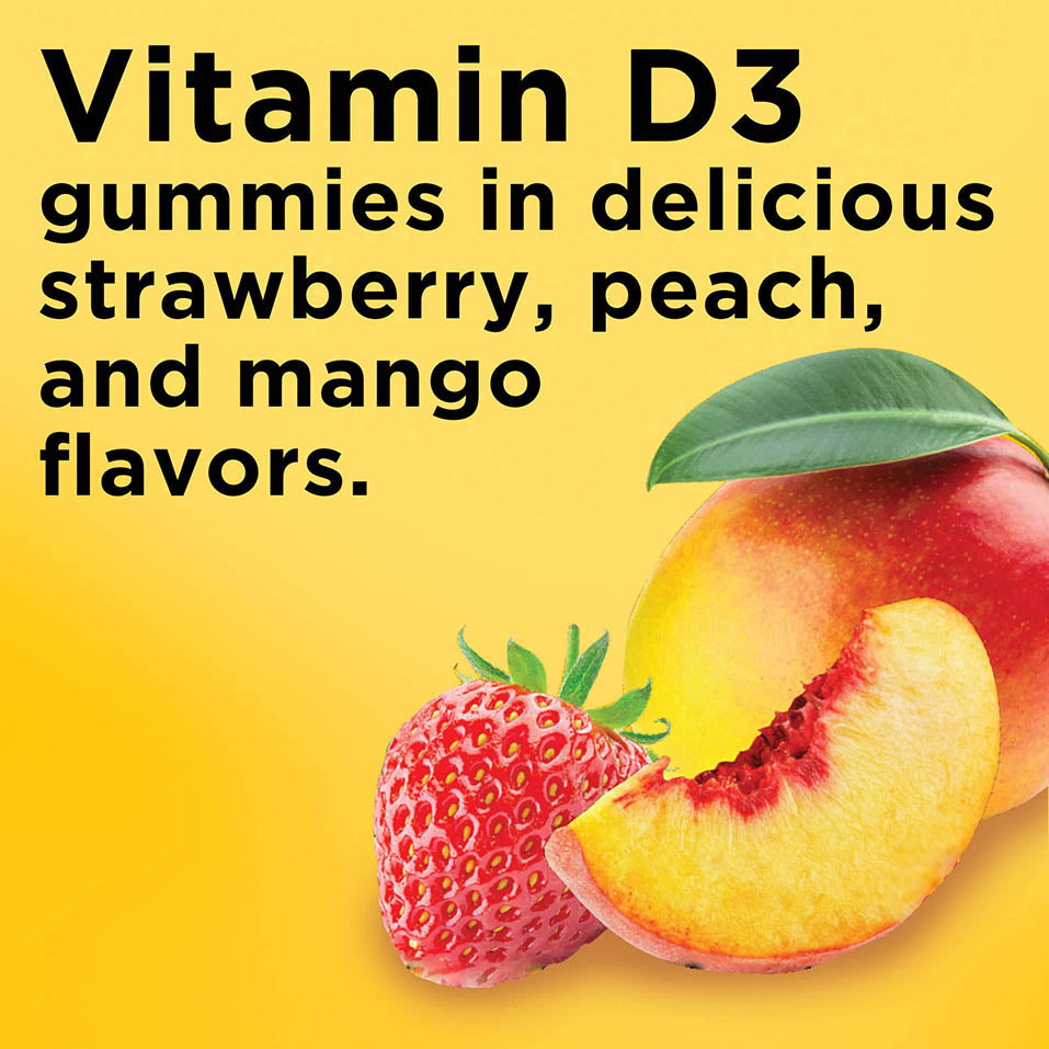 Nature Made Vitamin D3, 150 Gummies, Vitamin D 2000 IU (50 mcg), Vitamin D Gummies For Adults Helps Support Immune Health, Strong Bones and Teeth, & Muscle Function, 250% of Daily Value for Vitamin D