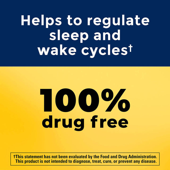 Nature Made Melatonin 3mg Tablets, 100% Drug Free Sleep Aid for Adults, 120 Tablets, 120 Day Supply