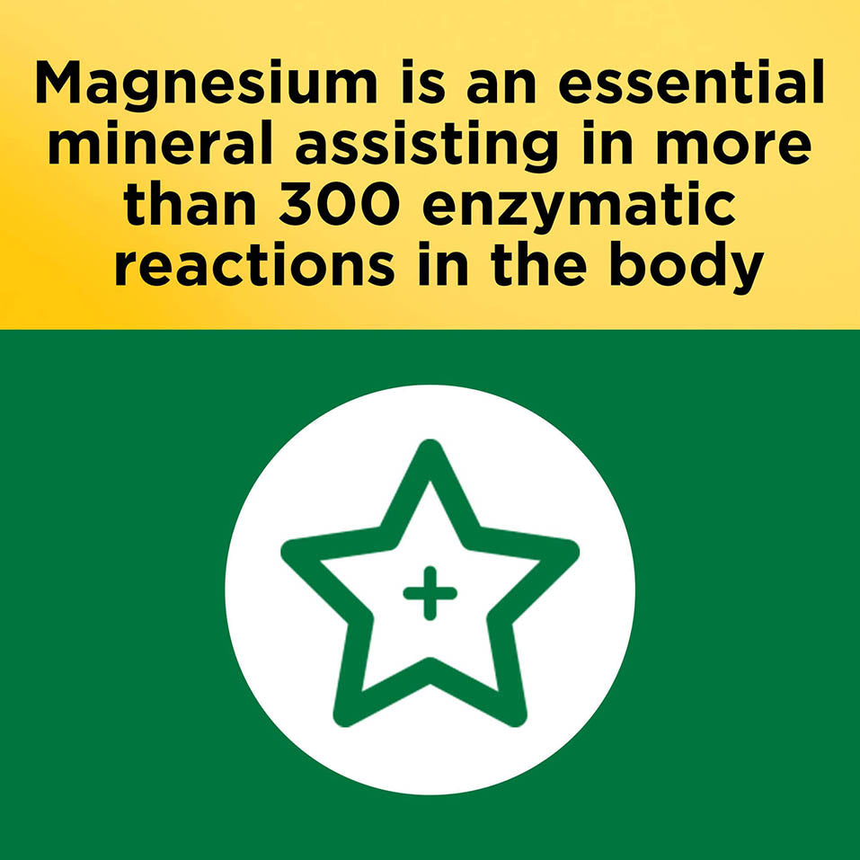 Nature Made Magnesium, 250mg, Tablets 200 ea