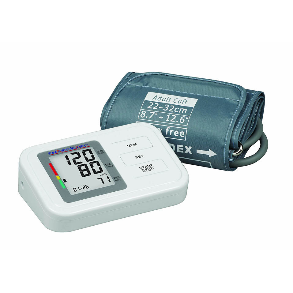 Veridian Healthcare Smartheart Automatic Arm Digital Blood Pressure Monitor, White, Universal (01-550)