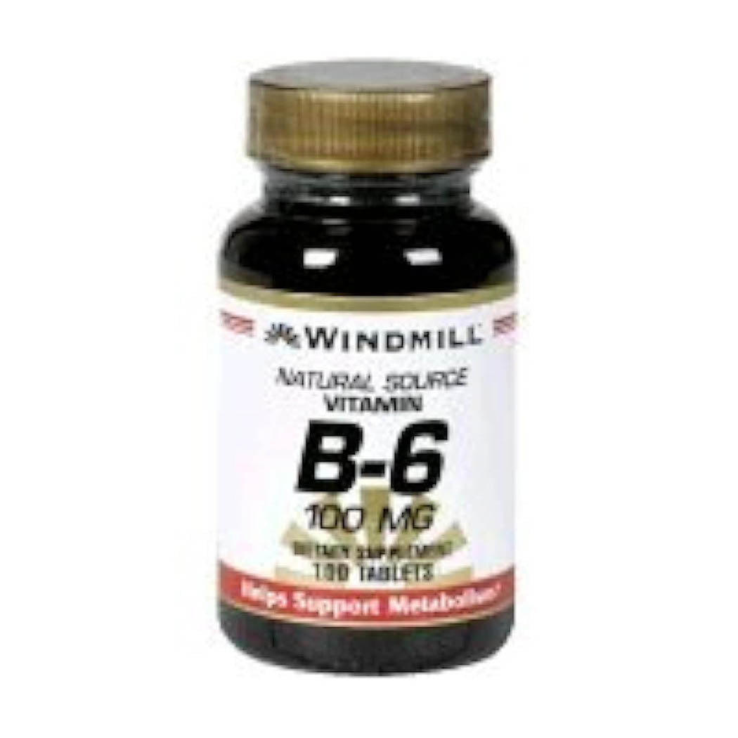 Windmill Vitamin B-6 100 mg Tablets 100 TB