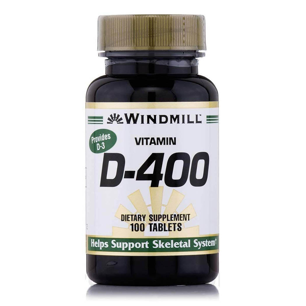 Windmill Vitamin D TABS 400IU WMILL Size: 100