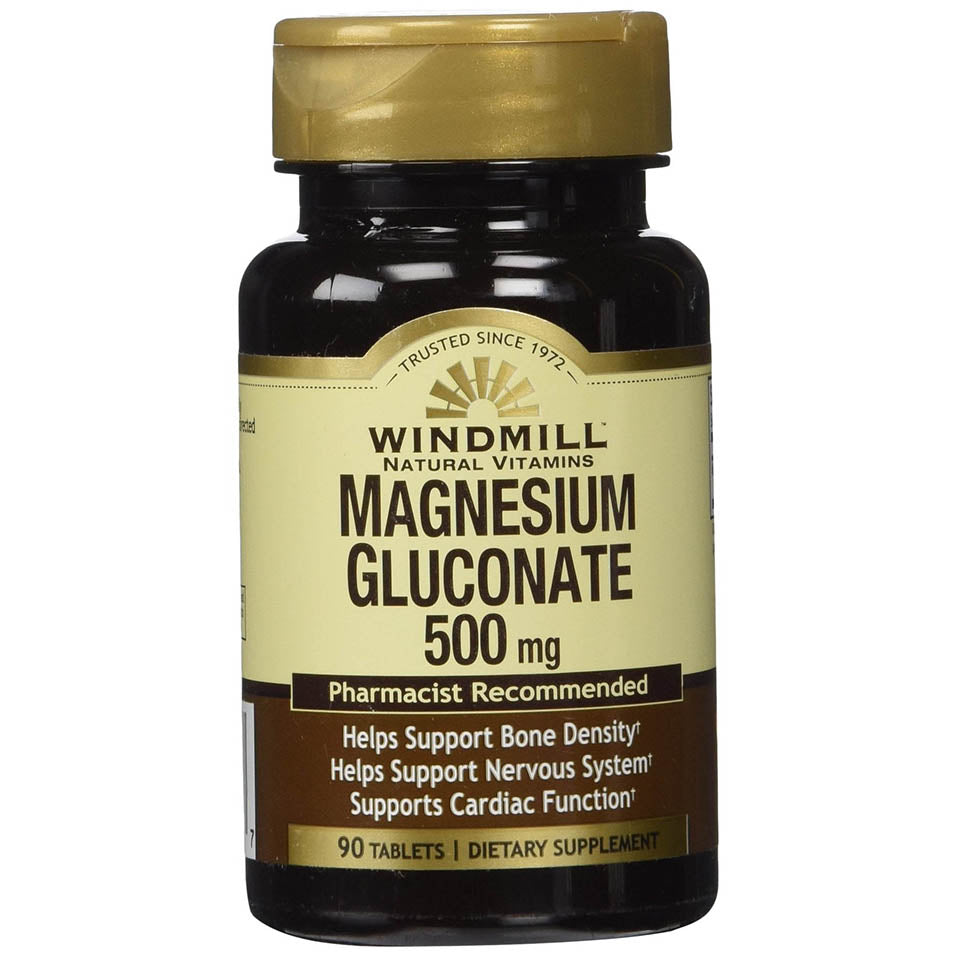 Windmill Magnesium Gluconate 500 Mg 90 Tb