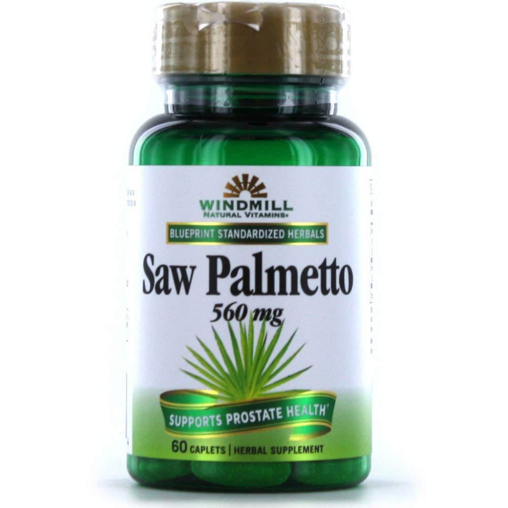 Windmill herbals saw palmetto 320 mg dietary supplement caplets - 60 ea