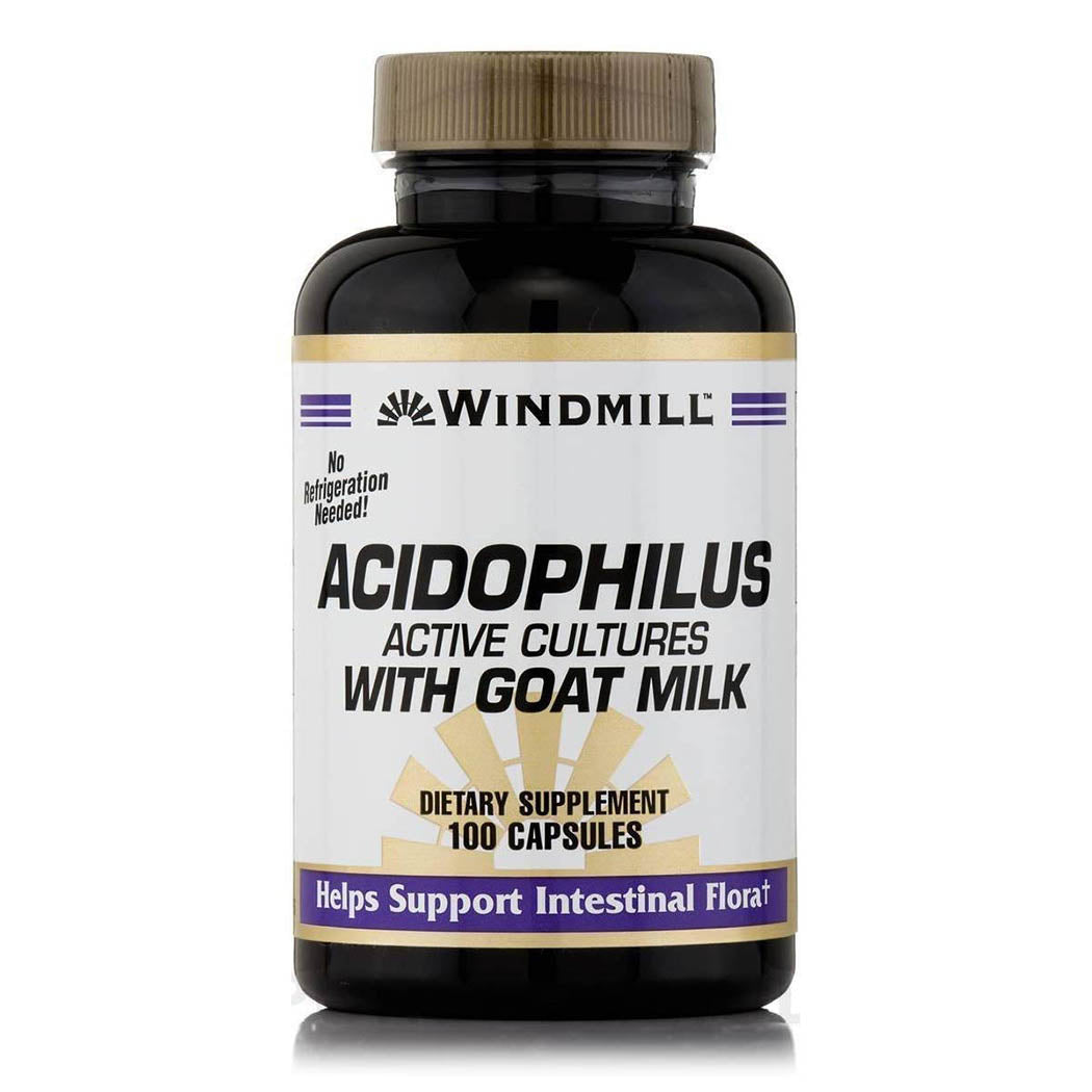 Windmill Acidophilus with Goat Milk - 100 Capsules by Windmill