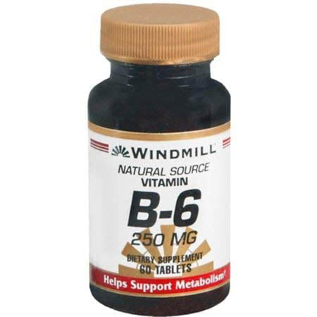 Vitamin B-6 TABS 250 MG WMILL Size: 60