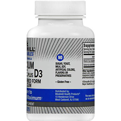 Windmill Calcium Citrate Plus Vitamin D Tablets - 60 Ea