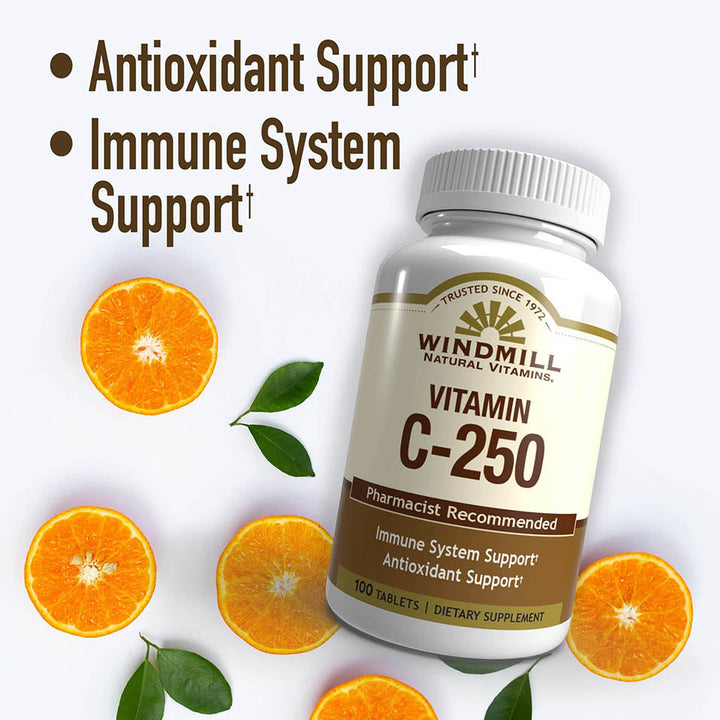 Windmill VIT C TABS 250 MG WMILL 100