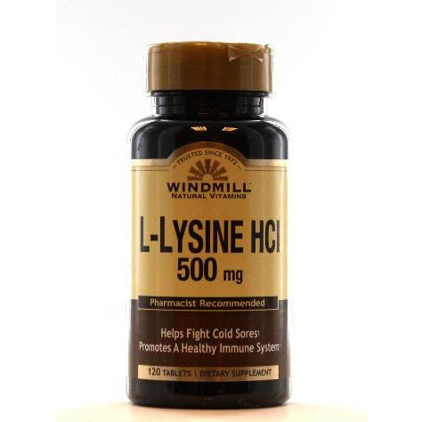 Windmill L-Lysine 500 Mg Tabs 120'S Windmill