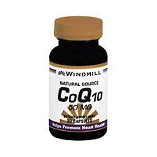 Co-Enzyme Q 10 50 mg Dietary Supplement Capsules by Windmill - 30 ea