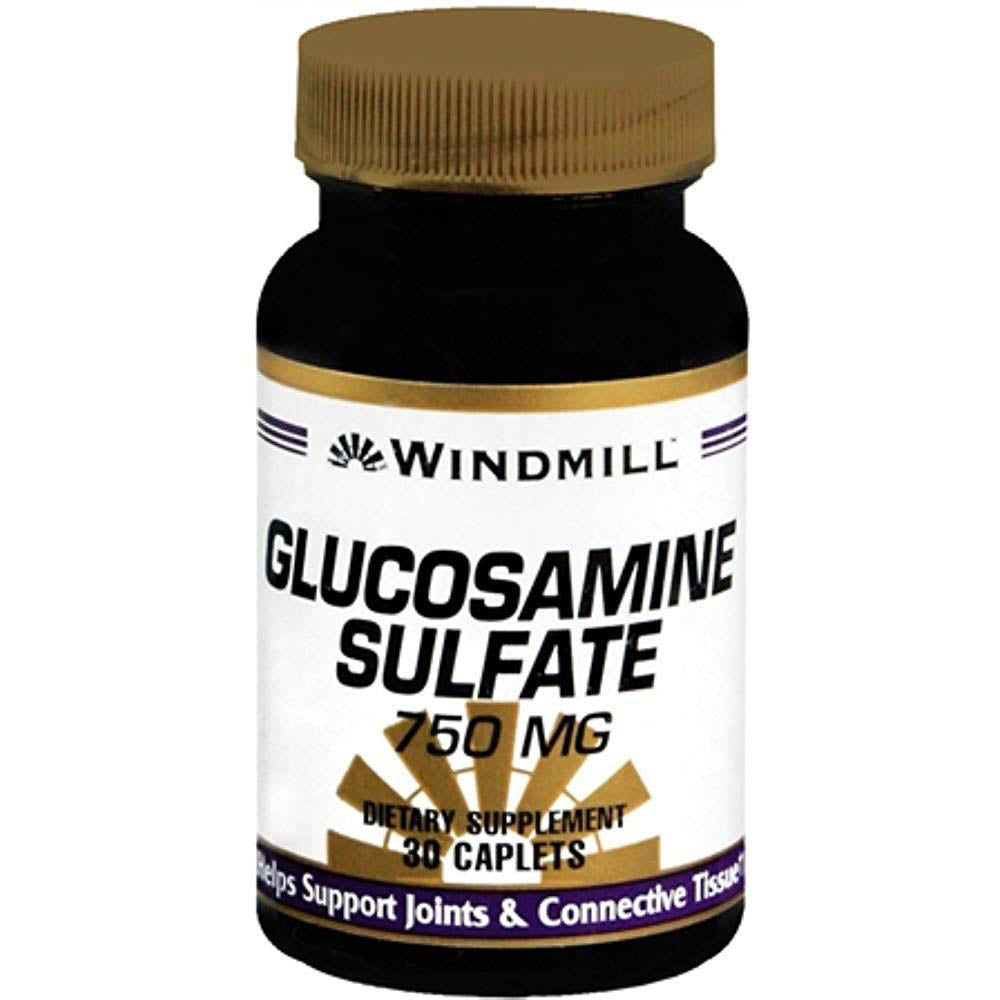 Windmill Glucosamine Sulfate 750 mg Caplets - 30 Ea